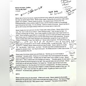 SU "Are You My Dad?" outline w/story notes